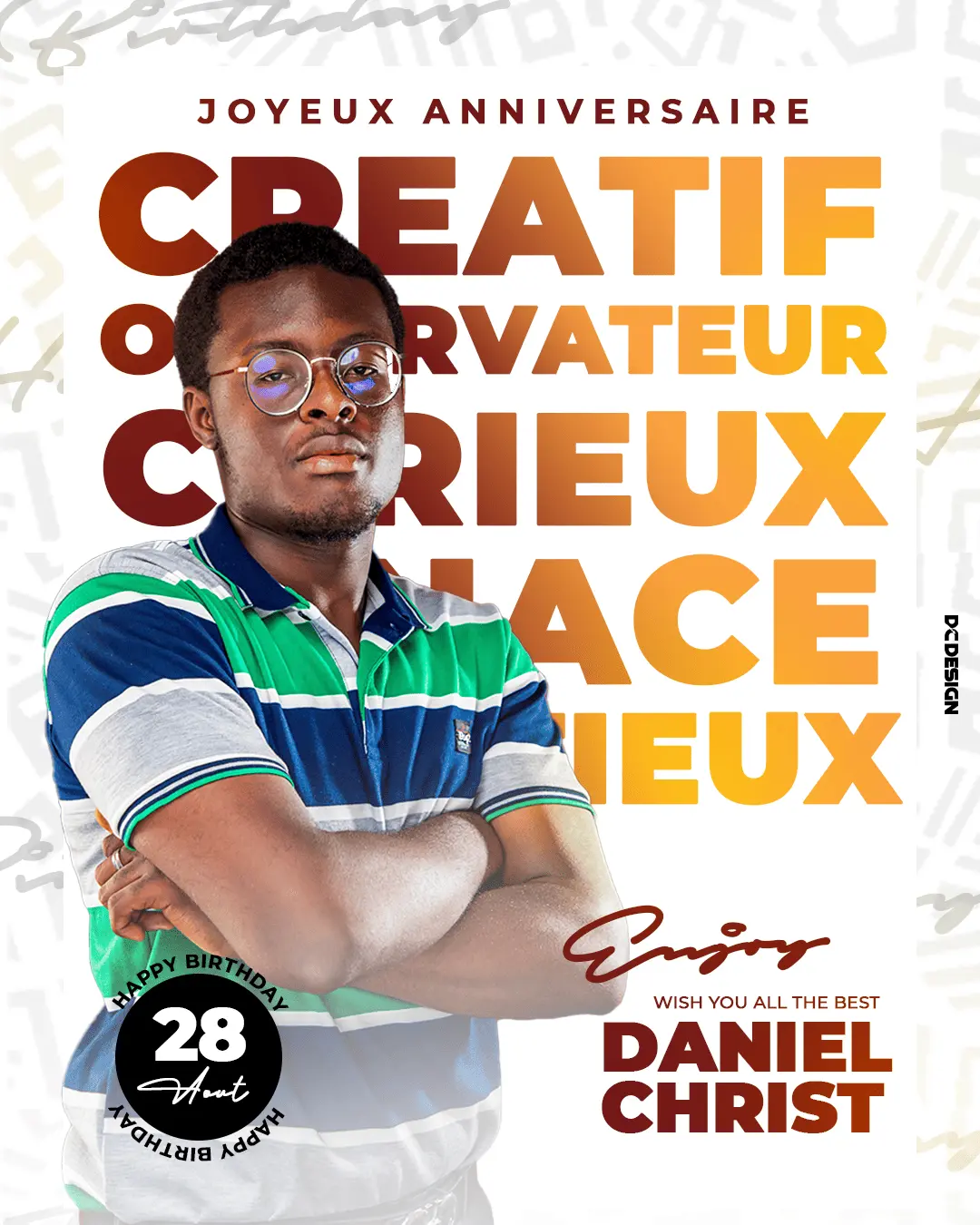 Affiche DC Design Birthday